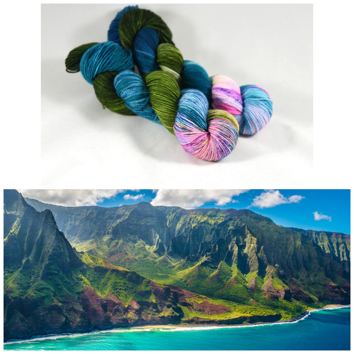 Destination Yarn fingering weight yarn Kaua'i