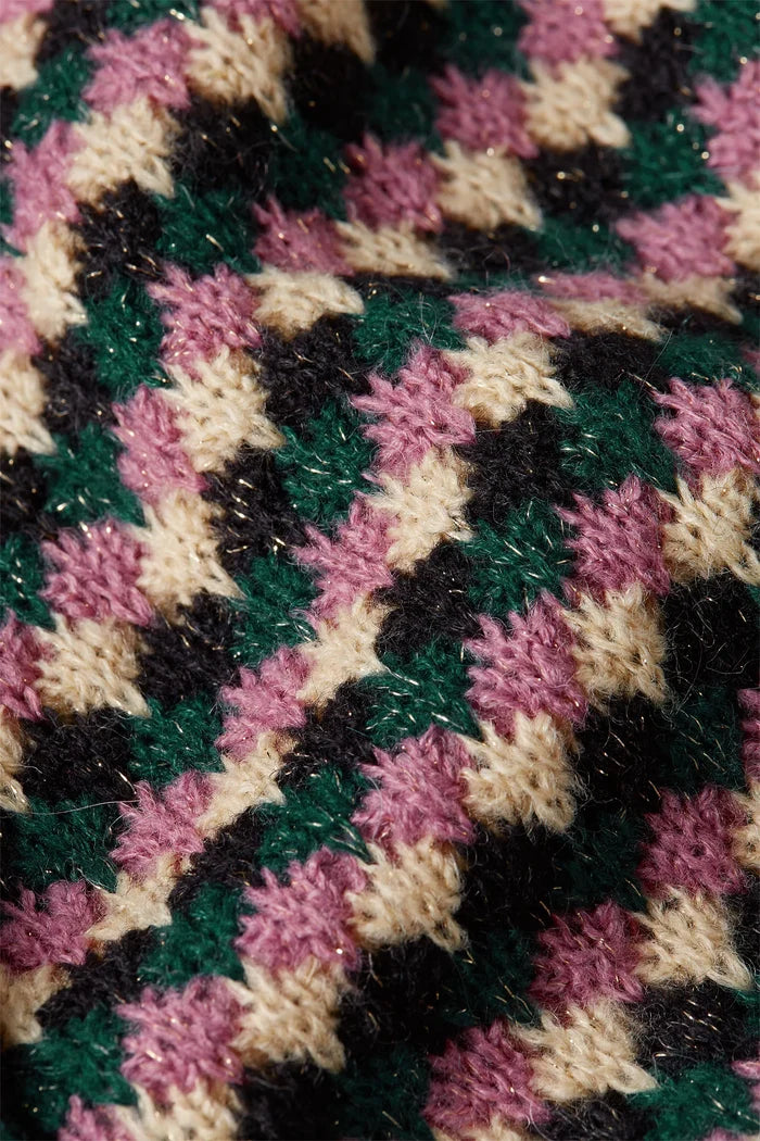 King Louie - Blanca Cardi Flora - Pine Green - 09822-200AW26