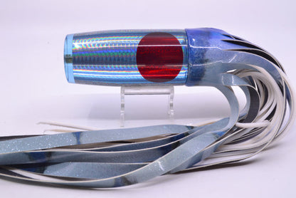 Koya Lures Ice Blue Rainbow Scale Red Eyes Hard Head 14" 10.5oz FT Vinyl Aku Revisited