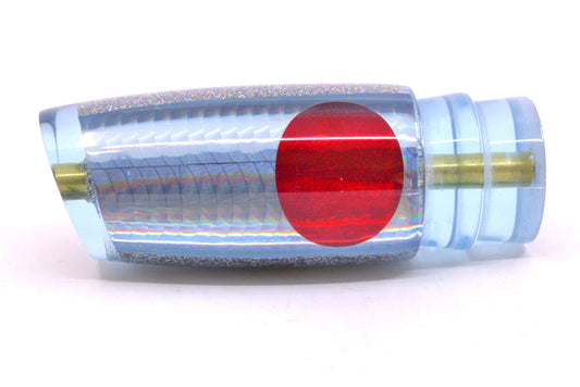 Koya Lures Ice Blue Rainbow Scale Red Eyes Medium Kona Plunger 10" 5oz
