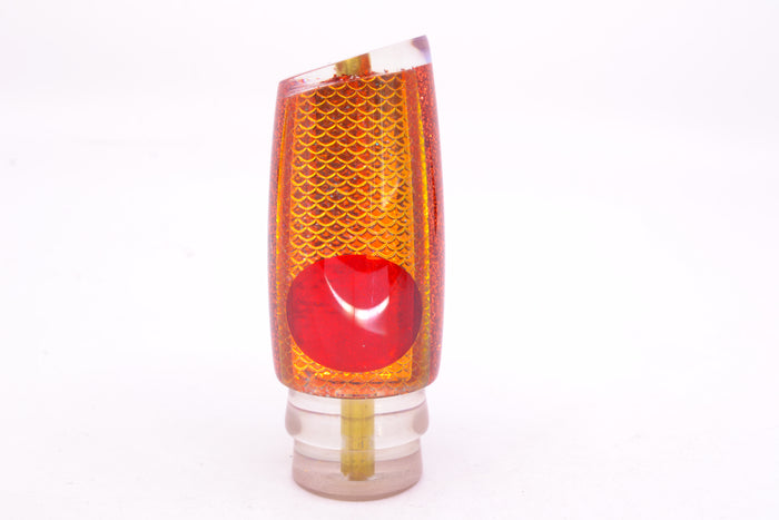 Koya Lures Orange Pearl Rainbow Scale Red Eyes Medium Kona Plunger 10" 5oz