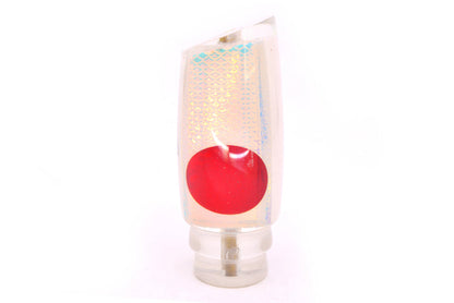 Koya Lures White Rainbow Scale Red Eyes Medium Kona Plunger 10" 5oz