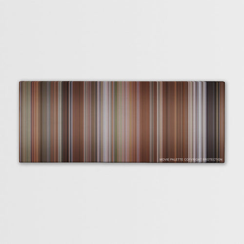 Liar Liar color palette canvas print: thousands of thin vertical stripes of color