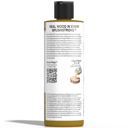 Retique It Liquid Wood Wood'n Stain in Old Oak, 8 oz, showcasing the stain's rich wood finish and natural oak color.