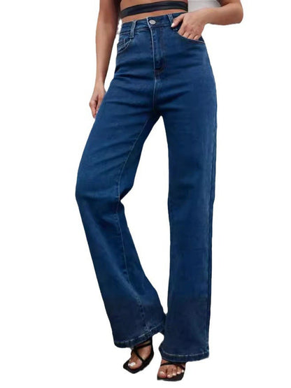Women Summer Fashion High Waist Casual Jeans