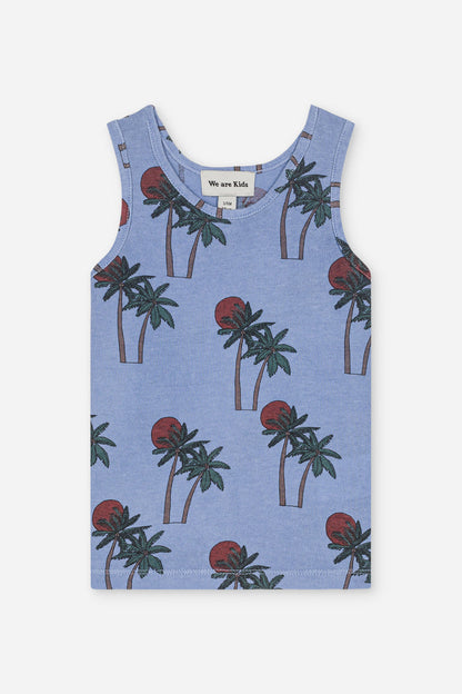 Marcel Tank Top Allover Coconut Tree