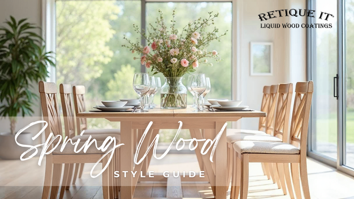 Coming Soon: Spring Style Guide for wood graining techniques and trends, digital course bundle by Retique It for 2025.