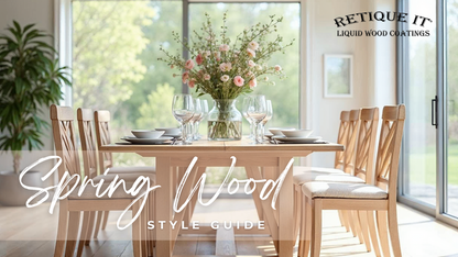 Coming Soon: Spring Style Guide for wood graining techniques and trends, digital course bundle by Retique It for 2025.
