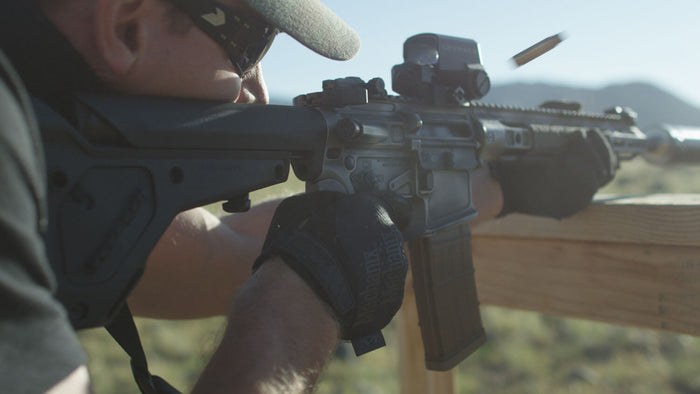 Mechanix handske Vent Sort med mønster på knoer og håndryg