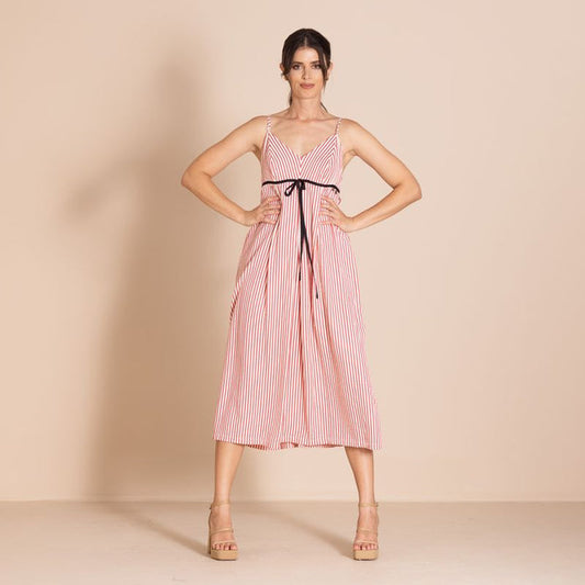 Megan Salmon - Candy Stripe Molly Petticoat - Red - M8624