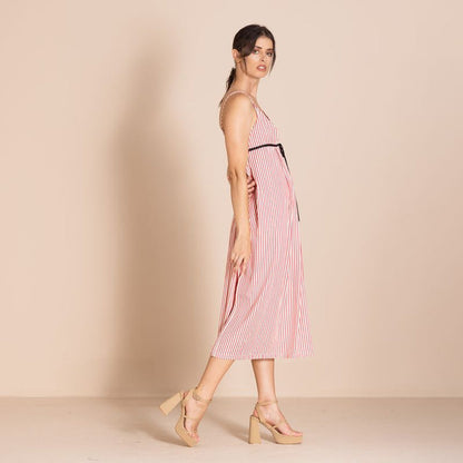 Megan Salmon - Candy Stripe Molly Petticoat - Red - M8624
