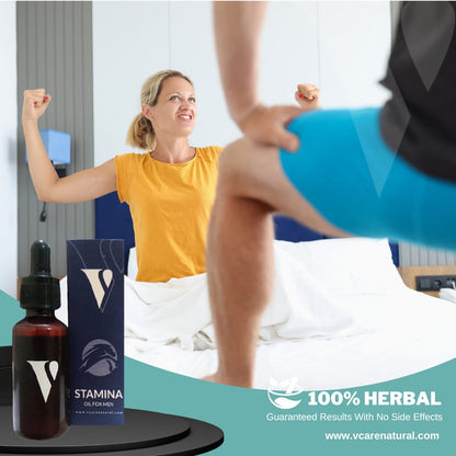 Vcare Natural Herbal Delay Oil for Men’s Intimate Stamina