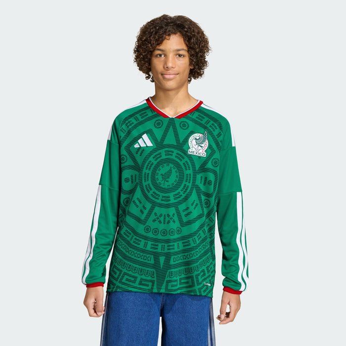 ADIDAS Mexico Youth Home LS Jersey 2026 - KA6067