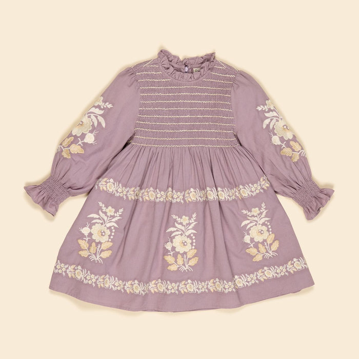 Mia Dress in Dusky Lavender
