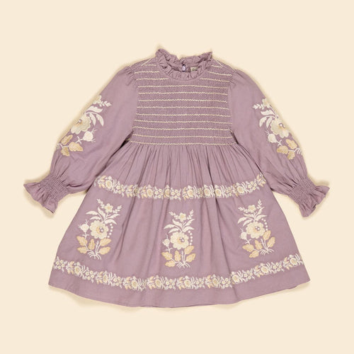 Mia Dress in Dusky Lavender