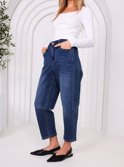 Monaco Jeans - Toni Barrel Jeans - PDN82MJ Blue