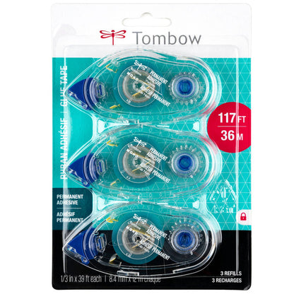 MONO Permanent Adhesive Tape Refill - 3-Pack