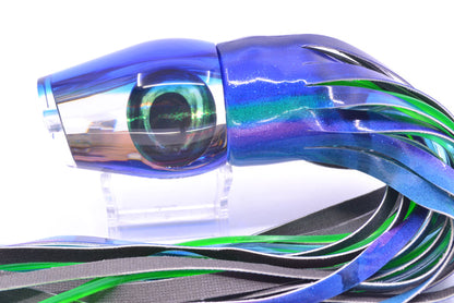 Moyes Lures Clear Mirrored Blue Back Large Sumo 14" 10.3oz FT Vinyl Blueberry