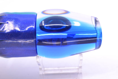 Moyes Lures Clear Mirrored Blue Back Large Sumo 14" 10.3oz FT Vinyl Blueberry