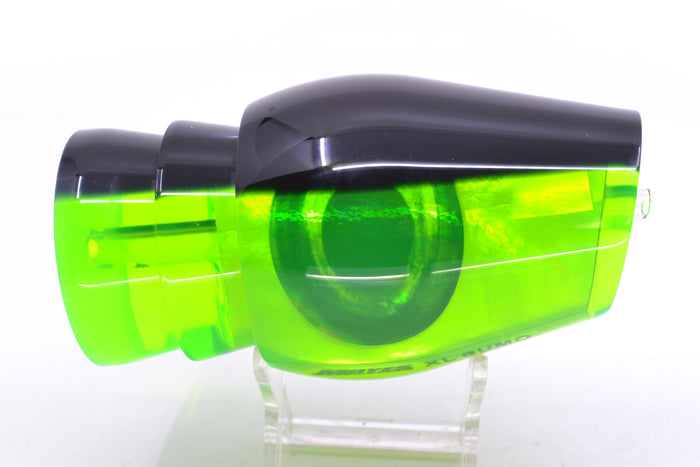 Moyes Lures Lime Green MOP Black Back Taxi Eyes XL Sumo 16" 13oz