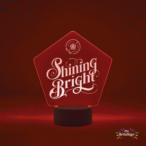 Mr.BriteSign® LED Acrylic Sign