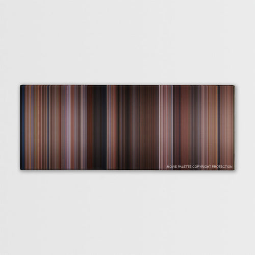 My Big Fat Greek Wedding color palette canvas print: thousands of thin vertical stripes of color