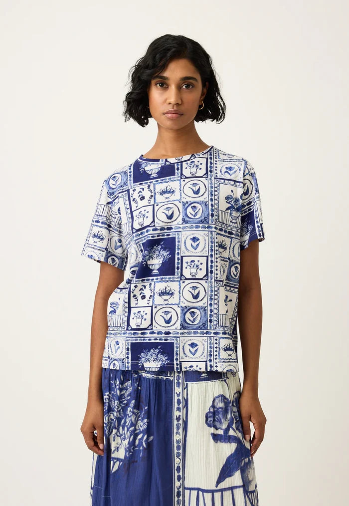 Nancybird - Apollo Tee - Lyon Tile - S26-A19LT