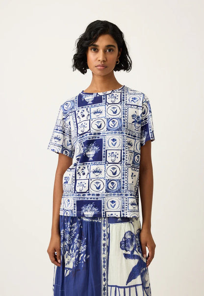 Nancybird - Apollo Tee - Lyon Tile - S26-A19LT