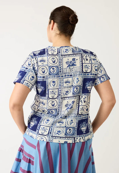 Nancybird - Apollo Tee - Lyon Tile - S26-A19LT