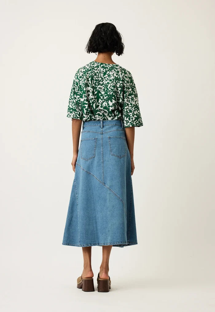 Nancybird - Aurora Skirt - Denim - S26-A02DN