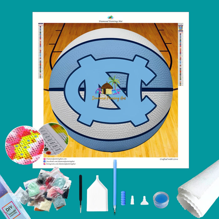 North Carolina Basketball Diamond Painting