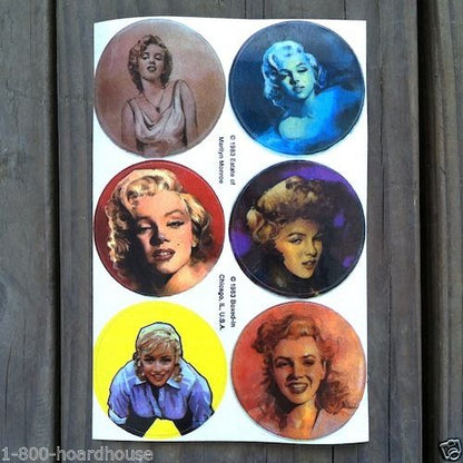 Original MARILYN MONROE Sexy Pinup STICKERS