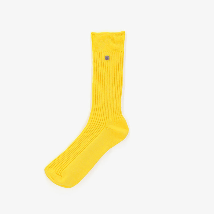 Pack 3 paires de chaussettes longues unies jaune citron SERGE BLANCO