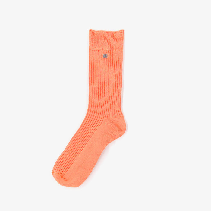 Pack 3 paires de chaussettes longues unies orange corail SERGE BLANCO