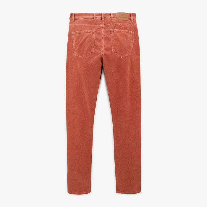 Pantalon 330 velours coupe tapered sienne