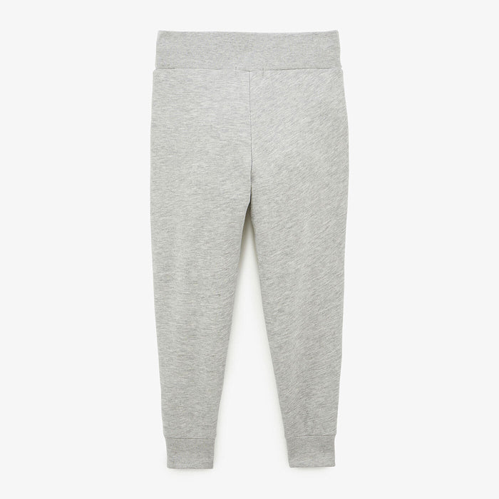 Pantalon de jogging junior en molleton gris chiné