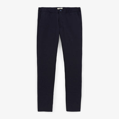 Pantalon stretch avec taille élastique bleu foncé