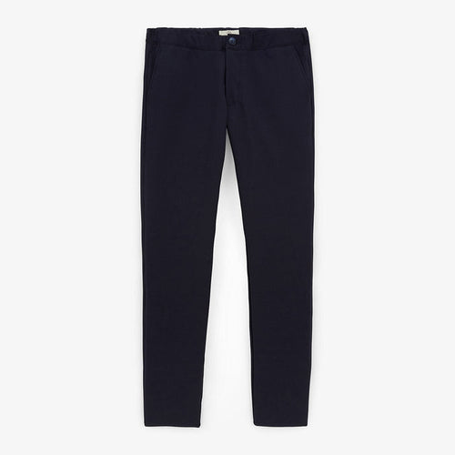 Pantalon stretch avec taille élastique bleu foncé