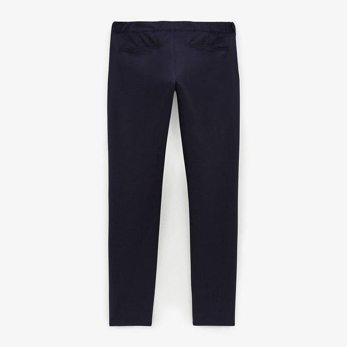 Pantalon stretch avec taille élastique bleu foncé