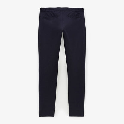 Pantalon stretch avec taille élastique bleu foncé