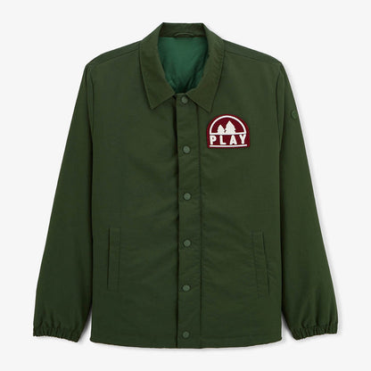 Parka Dan déperlante avec badge brodé vert anglais SERGE BLANCO