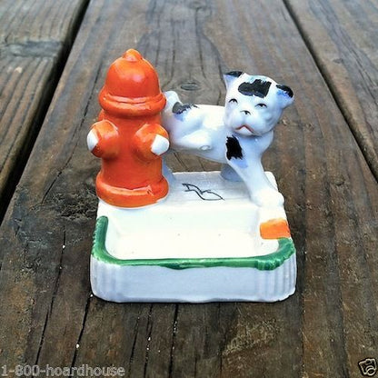 PEE PEE PUPPY Japan Dog Ashtray 1950s