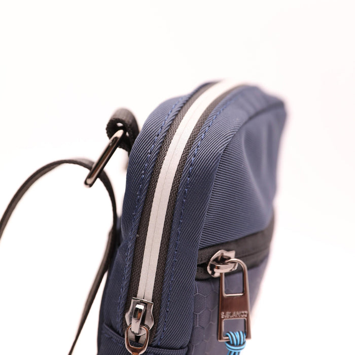 Sac Bandoulière en Toile Bleu Marine Homme SERGE BLANCO