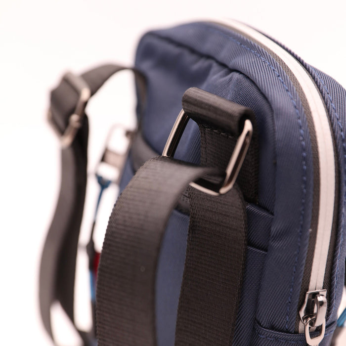 Sac Bandoulière en Toile Bleu Marine Homme SERGE BLANCO