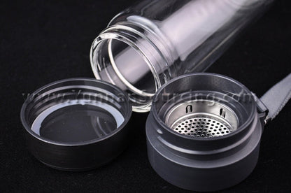 Portable Tea Thermos Heat-Tempered Double Layer Glass * 320ml | Yunnan Sourcing Tea Shop