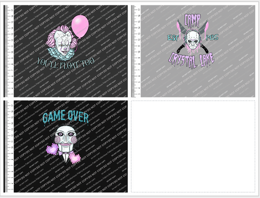 *Pre-Order* Pastel Horror Panels
