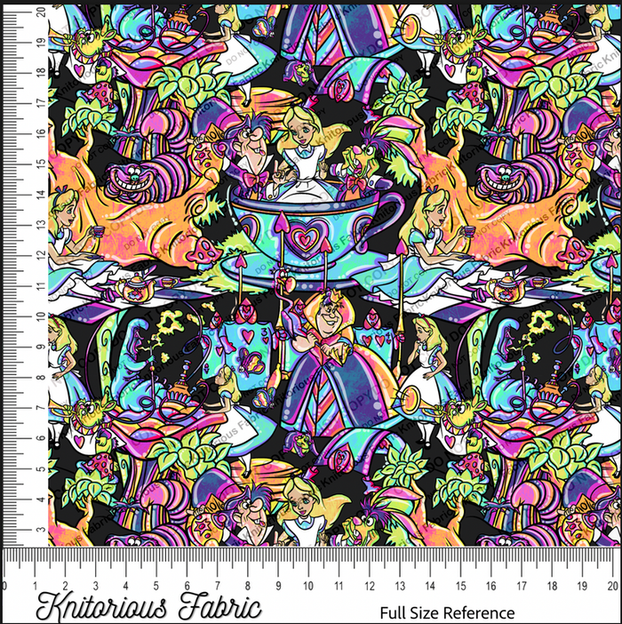 *Pre-Order* Trippy Alice Charcoal