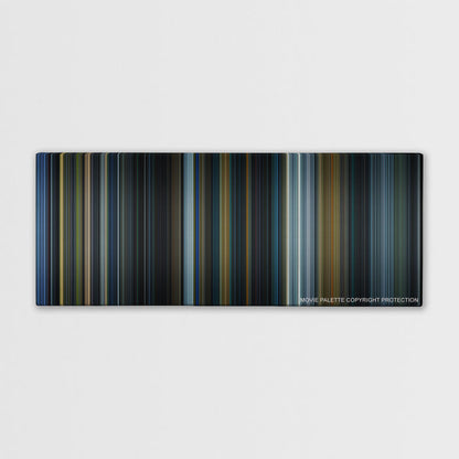 Prometheus color palette canvas print: thousands of thin vertical stripes of color