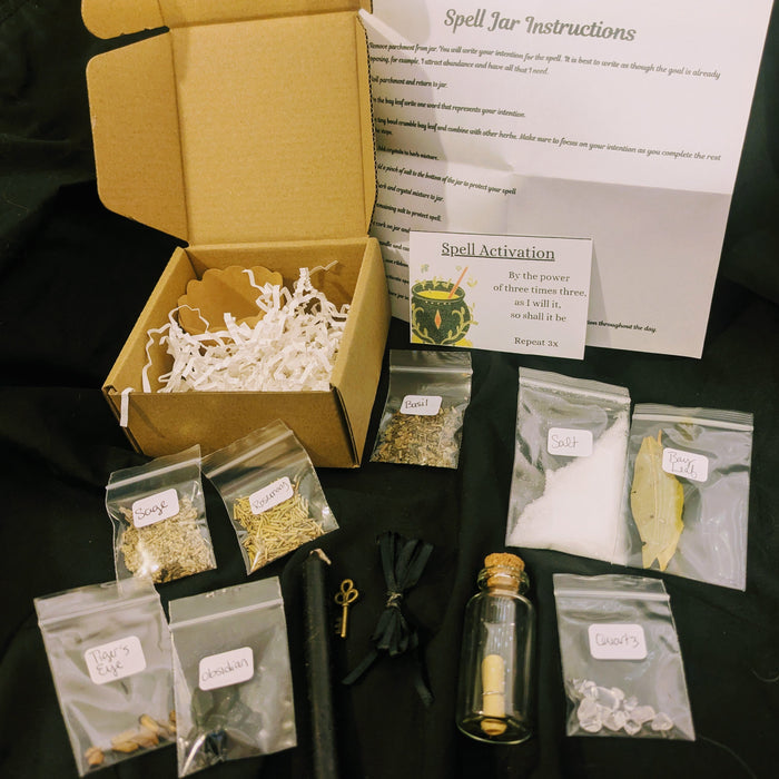 Protection Spell Jar Kit- Artisan Made