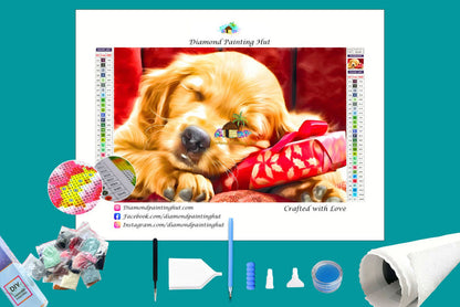 Pups First Gift Diamond Painting